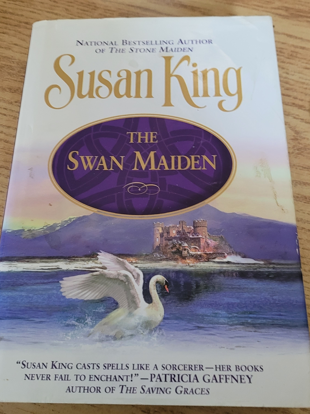 The Swan Maiden - White & Purple Cover By Susan King